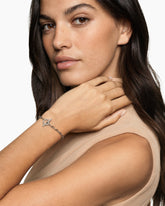 DY Madison® Pavé Toggle Chain Bracelet in Sterling Silver with Diamonds, 3mm